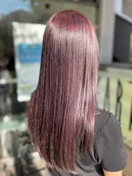 春色暖色🎀ブリーチなしダブルカラー🎀バブルシャンプー🫧コーティングトリートメント🧴