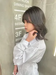 カット+髪質改善inケアカラー+超音波TOKIO TR