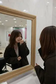 似合わせ、トレンドカット＋艶感ダメージレスカラー＋TR