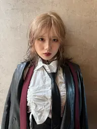 U24歳以下限定【カウンセリング動画撮影可能な方】2ブリーチ＋カラー＋トリートメント