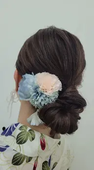 浴衣着付け(簡単ヘアアレンジ付き)