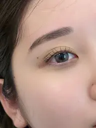 上まつ毛パーマ練習モデル様♡