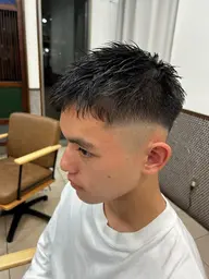 骨格似合わせメンズカット＋眉カット