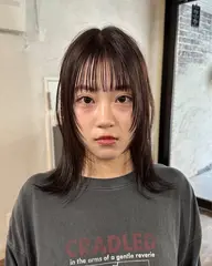 韓国ヘアカット+プレックスプレミアムカラー＋ケアトリートメント＋指圧肩マッサージ+アイロン仕上げ無料レイヤー暖色寒色ＯＫ