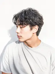 メンズカット+パーマ+シャンプーセット