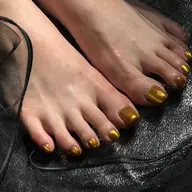 【オフ無】フット👣マグネットネイル ワンカラー