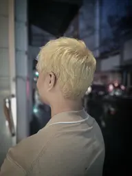 👨‍🦱メンズカット、ハイライトカラー