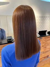 【平日限定価格】大人気✨美髪 髪質改善ストレートパーマ　ケアトリートメントサービス付　酸性ストレートパーマ