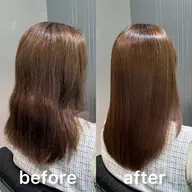 【髪質改善中級】プロテイン酸熱トリートメント（活性化ケラチン、レブリン酸のダブル処方）✨セットメニュー有❗️