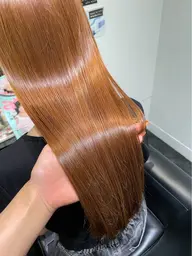 【広がり対策】自然仕上げ縮毛矯正＋トリートメント🎀