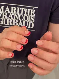 【オフなし】フレンチネイル♡(ベースカラーあり)