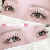 4月限定【しっかり束感／コーティング付き💎】フラットラッシュ140本（オフなし）