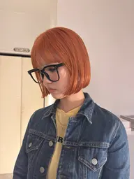 ✨春色ケアカラー✨【艶カラー、透け感たっぷりカラー】トリートメント付🎀