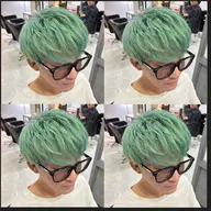 『⚡️メンズ人気メニュー❗️⚡️』メンズカット➕カラー➕トリートメント➕眉カット