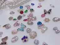 【120分つけ放題】持ち込みデザイン🔸シンプルベース+【ストーン、パーツつけ放題】オフ+500