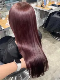 【🪄艶もち最強💜リピート率No.1🪄】ブリーチなしラベンダーカラー＋髪質改善Tr（炭酸spa付✨）