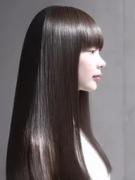 ✨美髪矯正✨縮毛矯正+極潤TR（巻ける/地毛風/シャキンとしない自然な仕上がり/ストレート/ブリーチ矯正)