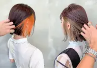 💘【ブリーチインナーカラー】💘+3steptreatment✨️