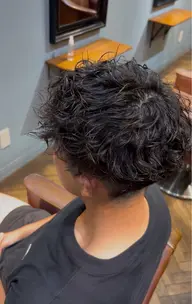 【カット+スパイラルパーマ】