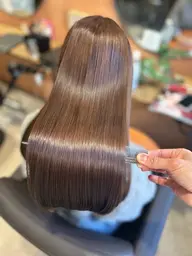 プレミア美髪縮毛矯正+カット+イルミナカラー+TOKIOトリートメント 26800円