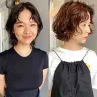 【平日限定】小顔カット+コスメパーマ+美補修トリートメント