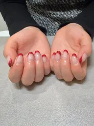 【オフあり】フレンチ✨ハンドネイル（スキンカラーやラメ以外のカラー）