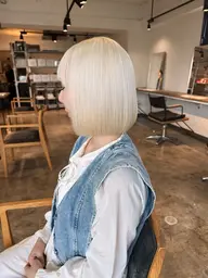 ✨カット&ケアブリーチ2回とonカラー✨olaplexトリートメント