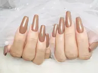 自爪❤️ちゅるんとワンカラーorラメグラ(2色まで7日お直し無料)メンズ可能