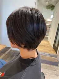 🩶リタッチカラー+ショートカット+トリートメント