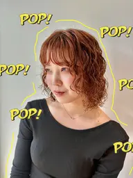 🟡ブリーチ2-3回履歴🟡カット+ブリーチパーマ