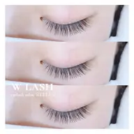 𝑾 𝑭𝒍𝒂𝒕 𝒍𝒂𝒔𝒉 𝟖𝟎 ♥ 【オフ、アイシャンプー込み】