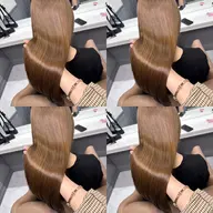 【3.4月限定】カット➕ブリーチなしダブルカラー➕Aujua2step【ロング料金なし/新宿レイヤー/オリーブベージュ】