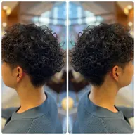 ｛‼️メンズ限定💇‍♂️‼️｝カット&スパイラルorツイストスパイラルパーマ&コーティングトリートメント