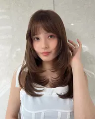 🌸韓国風レイヤー+カラー+艶トリートメント🌸