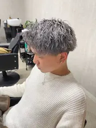 メンズカット+ブリーチ+フルカラー+トリートメント