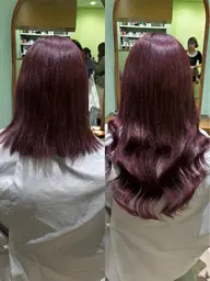 🌟お得なセットメニュー🌟艶ワンカラー＋長さだしエクステ80本（エクステの馴染ませカット付き）