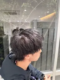 メンズカット+ダブルカラー