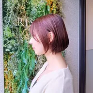 🍀前髪カット+艶カラー+2STEPトリートメント