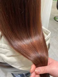 ツヤカラー+お悩みに合わせたAujuaトリートメント🫧白髪染めも🆗¥13530→¥3000