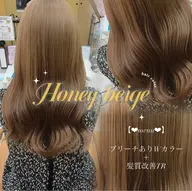 【🍠秋限定クーポン🤎】ブリーチ有りダブルカラー＋似合わせカット＋シルクコーティングトリートメント🐑🫧