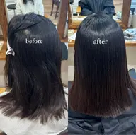 【梅雨前に広がりを抑える☔️】縮毛矯正🌀リタッチ🙆🏻‍♀️