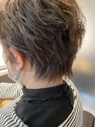 ショート​〜​ボブ限定　　　　　　　　　　　　　　　　　　　カラー➕カラー➕ハイライト（白髪ボカシも可)