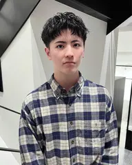 【メンズカット】　/眉カット＋¥2200