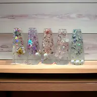 【10本長さ出し🪷アクリル スカルプ】🪷ハーバリウムグラデーション🪷