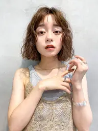 💜一度で全て叶う💜カット+パーマ+透明感カラー+トリートメント《ロング料金無し》