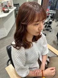 【🌟艶髪になれる🌟】カット＋スローカラー＋3Step髪質改善トリートメント