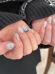 U29【ジェルネイル🎀】簡単アート🪄/ニュアンス/フレンチ/etc.../オフ+¥2200~