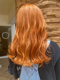 《大人気クーポン》1回ケアブリーチ+ケアカラー+高級カクテルトリートメント