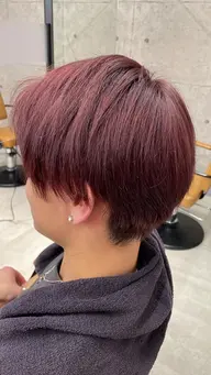 【メンズ限定】カット+艶カラー+トリートメント