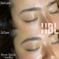 ハリウッドブロウリフト🌹〈2回目以降の方〉パーマ×ワックス脱毛+メイクアップ